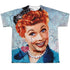 I LOVE LUCY/SMILE (FRONT/BACK PRINT) - S/S YOUTH POLY CREW - MULTI