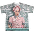 I LOVE LUCY/CHOCOLATE BELT (FRONT/BACK PRINT) - S/S YOUTH POLY CREW - MULTI