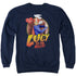 I LOVE LUCY/TO THE RESCUE - ADULT CREWNECK SWEATSHIRT - NAVY