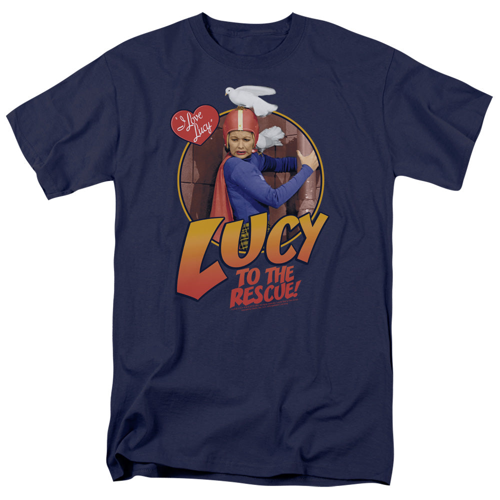 I LOVE LUCY/TO THE RESCUE - S/S ADULT 18/1 - NAVY