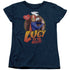 I LOVE LUCY/TO THE RESCUE - S/S WOMENS TEE - NAVY