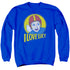 I LOVE LUCY/LB SUPER COMIC - ADULT CREWNECK SWEATSHIRT - ROYAL BLUE