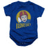 I LOVE LUCY/LB SUPER COMIC - INFANT SNAPSUIT - ROYAL BLUE