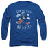 I LOVE LUCY/FLY -  L/S ADULT 18/1  - ROYAL BLUE