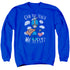 I LOVE LUCY/FLY - ADULT CREWNECK SWEATSHIRT - ROYAL BLUE