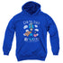 I LOVE LUCY/FLY - YOUTH PULLOVER HOODIE - ROYAL BLUE