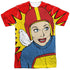 I LOVE LUCY/SUPER LUCY (FRONT/BACK PRINT) - S/S ADULT POLY CREW - MULTI