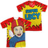 I LOVE LUCY/SUPER LUCY (FRONT/BACK PRINT) - S/S ADULT POLY CREW - MULTI