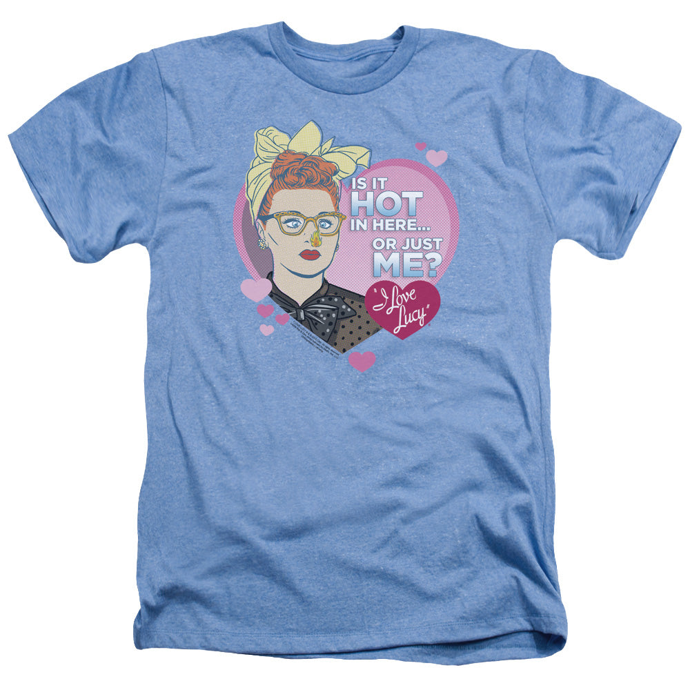 I LOVE LUCY/HOT - ADULT HEATHER - LIGHT BLUE
