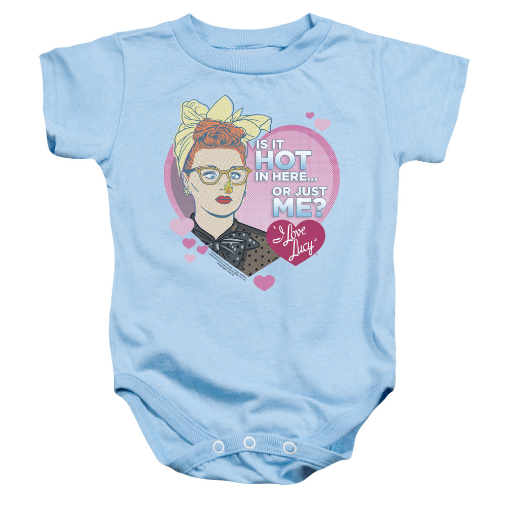 I LOVE LUCY/HOT - INFANT SNAPSUIT - LIGHT BLUE