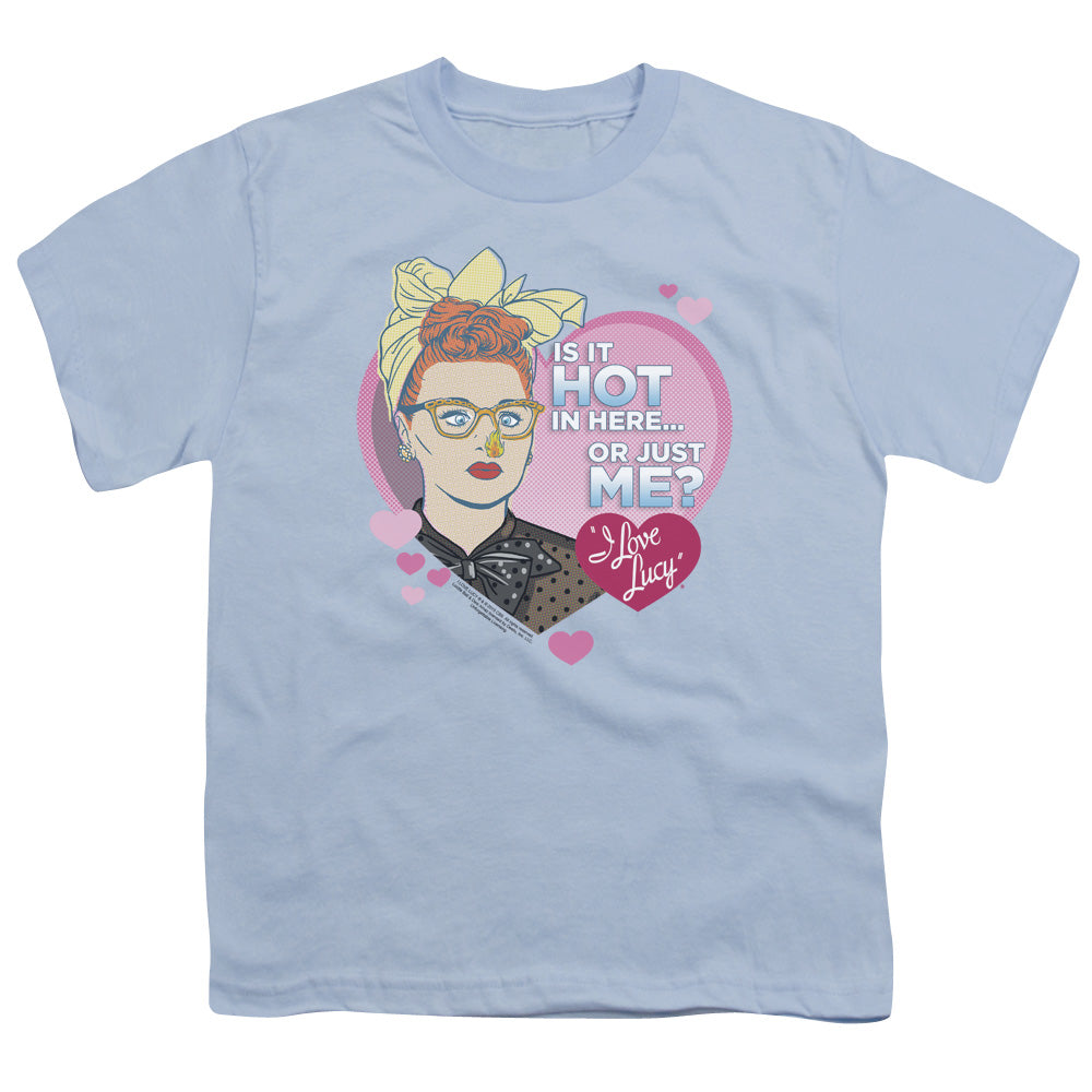 I LOVE LUCY/HOT - S/S YOUTH 18/1 - LIGHT BLUE