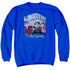 I LOVE LUCY/GOLDEN OPPORTUNITY - ADULT CREWNECK SWEATSHIRT - ROYAL BLUE