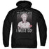 I LOVE LUCY/CHOCOLATE CALLING - ADULT PULLOVER HOODIE - BLACK