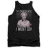 I LOVE LUCY/CHOCOLATE CALLING - ADULT TANK - BLACK