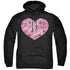I LOVE LUCY/MANY MOODS LOGO - ADULT PULLOVER HOODIE - BLACK