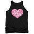 I LOVE LUCY/MANY MOODS LOGO - ADULT TANK - BLACK