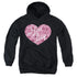 I LOVE LUCY/MANY MOODS LOGO - YOUTH PULLOVER HOODIE - BLACK