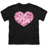 I LOVE LUCY/MANY MOODS LOGO - S/S YOUTH 18/1 - BLACK