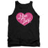 I LOVE LUCY/FLORAL LOGO - ADULT TANK - BLACK
