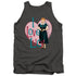 I LOVE LUCY/HEART YOU - ADULT TANK - CHARCOAL