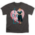 I LOVE LUCY/HEART YOU - S/S YOUTH 18/1 - CHARCOAL