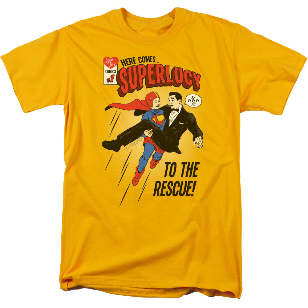 I LOVE LUCY/SUPER LUCY - S/S ADULT 18/1 - GOLD