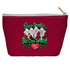 I LOVE LUCY/DEAR SANTA - T-BOTTOM ACCESSORY POUCH