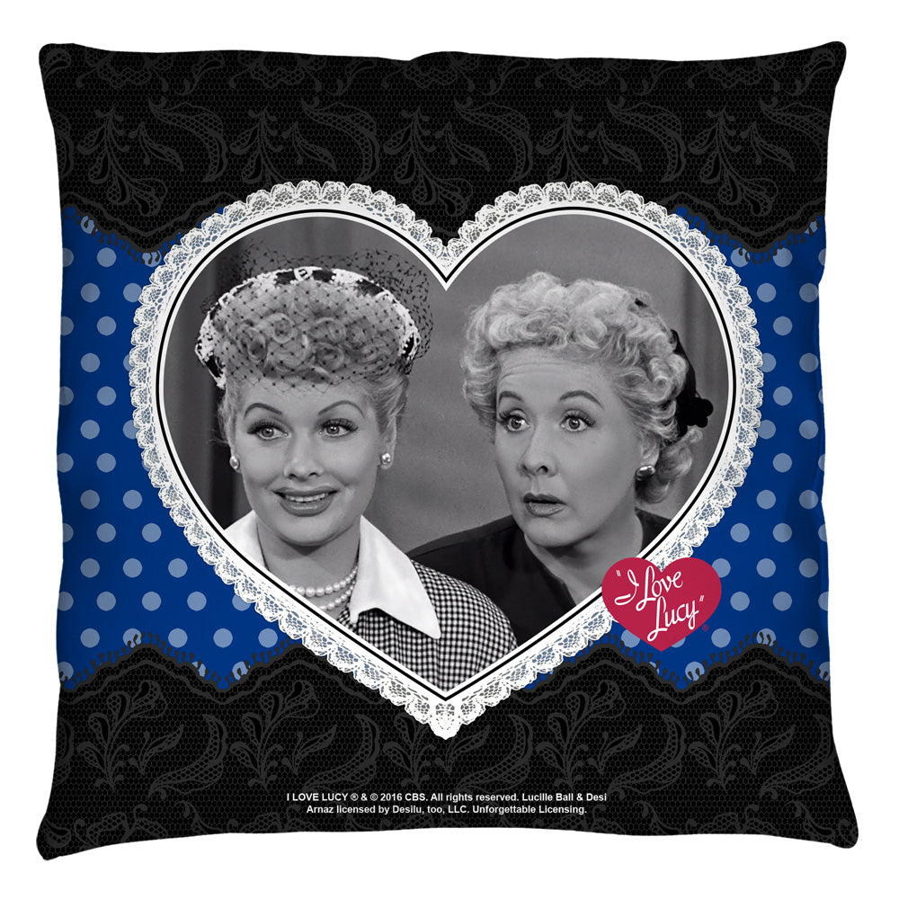 I LOVE LUCY/LACE OF FRIENDSHIP - THROW PILLOW