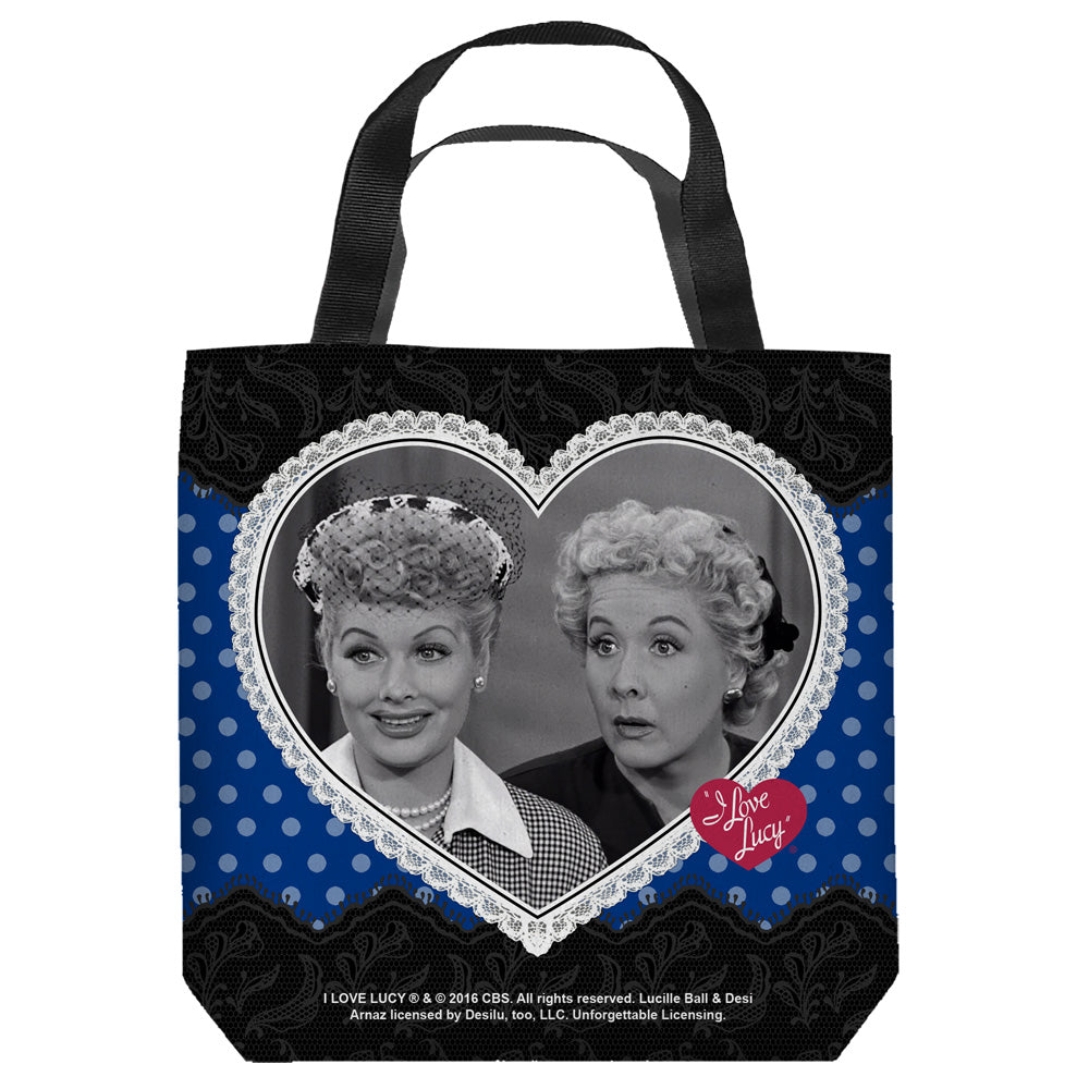 I LOVE LUCY/LACE OF FRIENDSHIP - TOTE BAG
