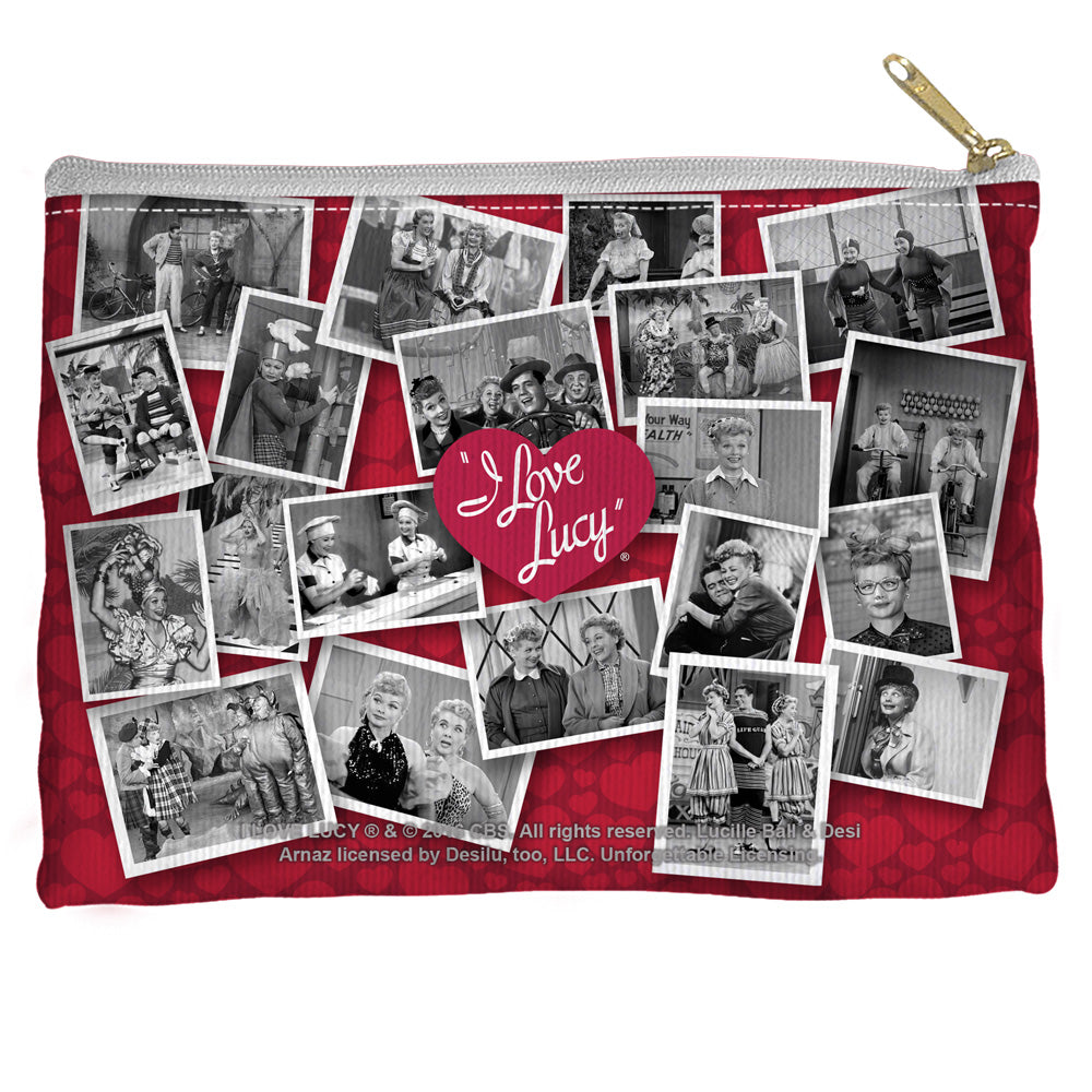 I LOVE LUCY/TIME AFTER TIME - STRAIGHT BOTTOM ACCESSORY POUCH