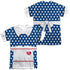 I LOVE LUCY/LUCY COSTUME (FRONT/BACK PRINT) - S/S ADULT POLY CREW - MULTI