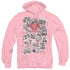 I LOVE LUCY/65TH ANNIVERSARY - ADULT PULLOVER HOODIE - PINK