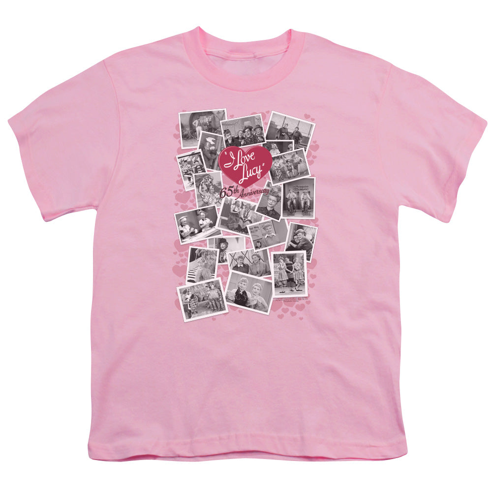 I LOVE LUCY/65TH ANNIVERSARY - S/S YOUTH 18/1 - PINK