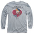 I LOVE LUCY/BASEBALL DIVA -  L/S ADULT 18/1  - ATHLETIC HEATHER
