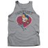 I LOVE LUCY/BASEBALL DIVA - ADULT TANK - ATHLETIC HEATHER