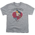 I LOVE LUCY/BASEBALL DIVA - S/S YOUTH 18/1 - ATHLETIC HEATHER