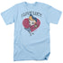 I LOVE LUCY/BASEBALL DIVA - S/S ADULT 18/1 - LIGHT BLUE