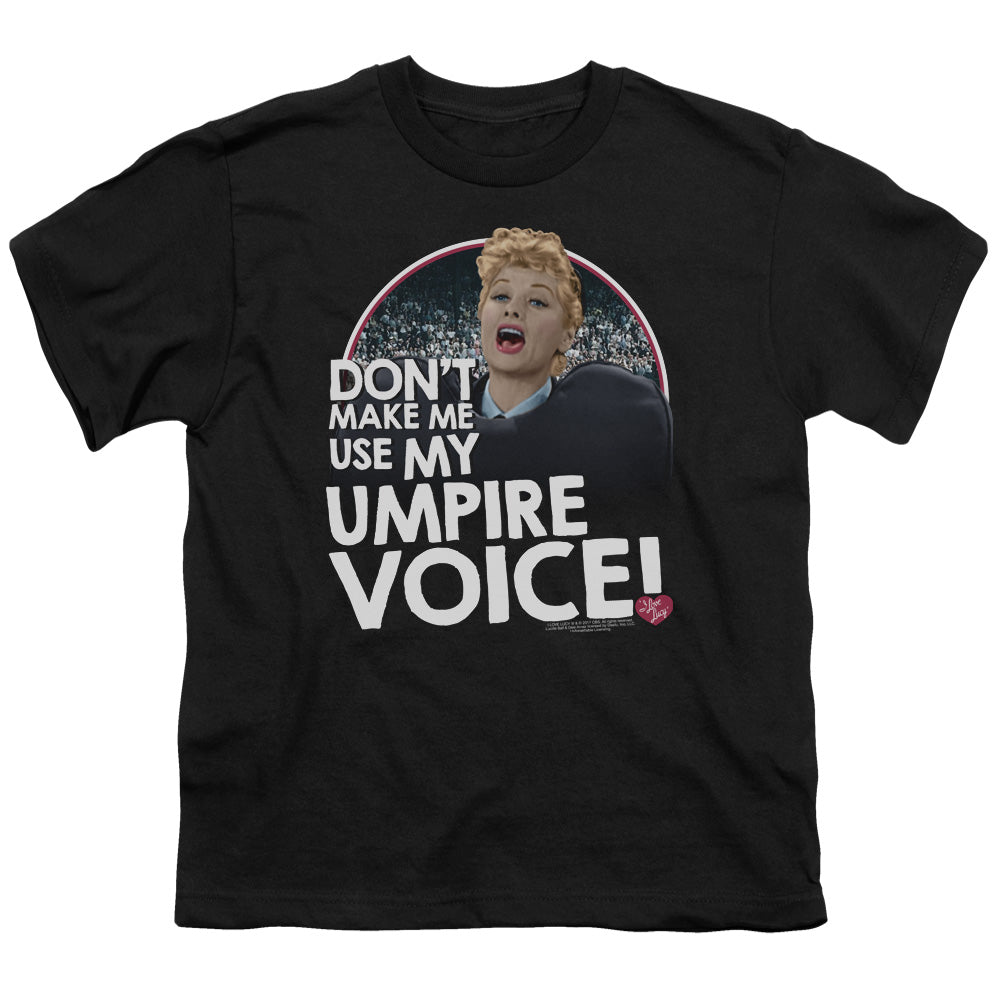 I LOVE LUCY/UMPIRE - S/S YOUTH 18/1 - BLACK