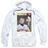 I LOVE LUCY/TRADING CARD - ADULT PULLOVER HOODIE - WHITE