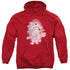 I LOVE LUCY/NO CRYING IN BASEBALL - ADULT PULLOVER HOODIE - RED