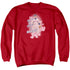 I LOVE LUCY/NO CRYING IN BASEBALL - ADULT CREWNECK SWEATSHIRT - RED