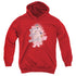 I LOVE LUCY/NO CRYING IN BASEBALL - YOUTH PULLOVER HOODIE - RED