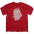 I LOVE LUCY/NO CRYING IN BASEBALL - S/S YOUTH 18/1 - RED