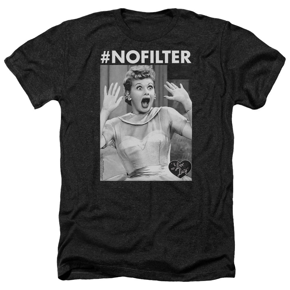 I LOVE LUCY/NO FILTER - ADULT HEATHER - BLACK