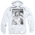 I LOVE LUCY/NO FILTER - ADULT PULLOVER HOODIE - WHITE