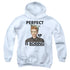 I LOVE LUCY/PERFECT IS BORING - YOUTH PULLOVER HOODIE - WHITE