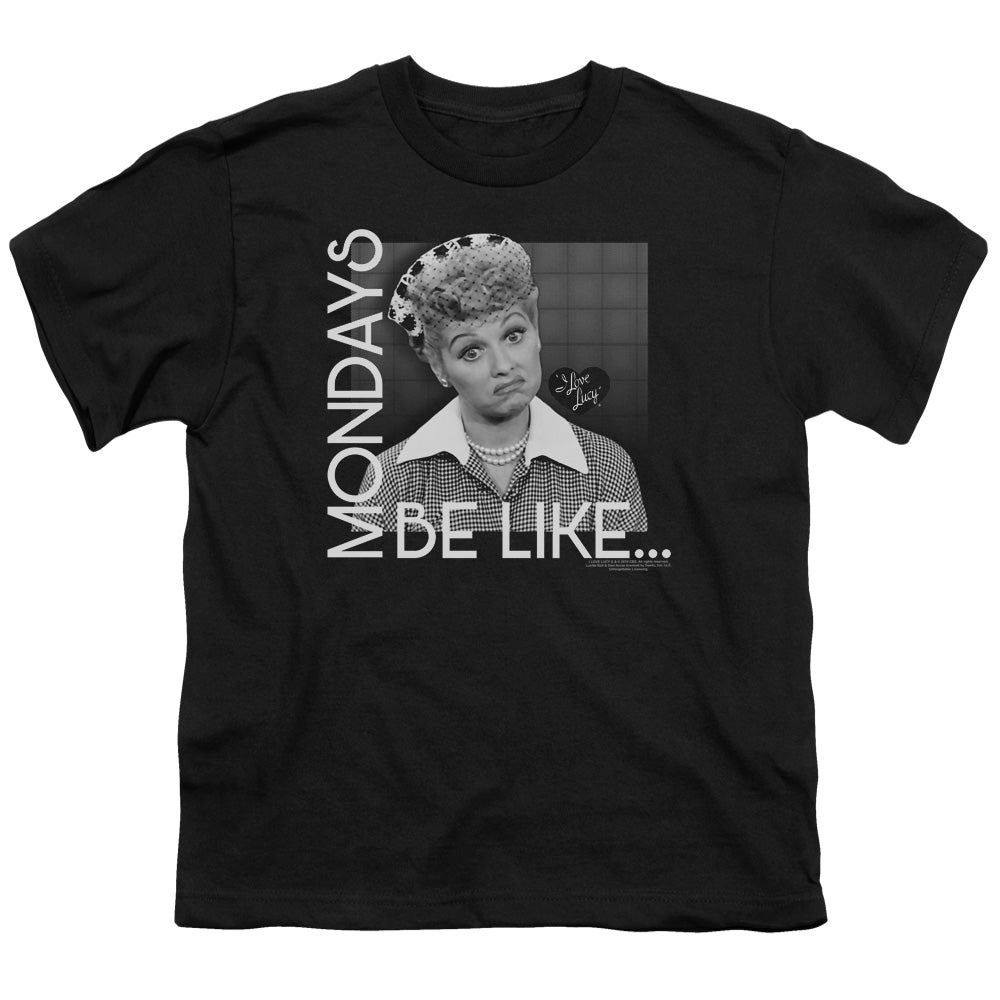 I LOVE LUCY/MONDAYS BE LIKE - S/S YOUTH 18/1 - BLACK