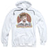 I LOVE LUCY/CURRENT MOOD - ADULT PULLOVER HOODIE - WHITE