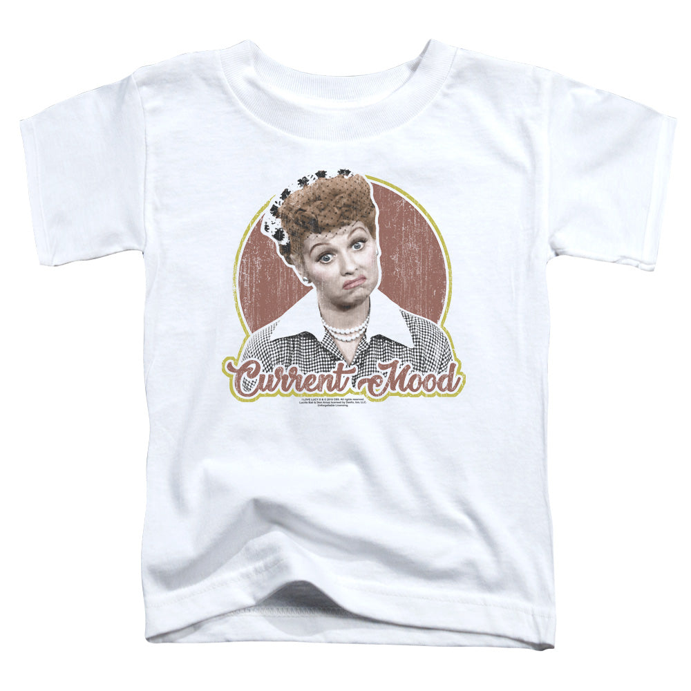 I LOVE LUCY/CURRENT MOOD - S/S TODDLER TEE - WHITE