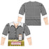 I LOVE LUCY/VITA COSTUME ALTERNATE (FRONT/BACK PRINT) - L/S ADULT POLY CREW  - MULTI